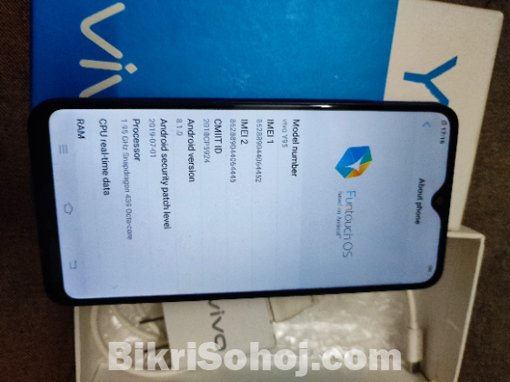 Vivo y95 6gb ram 128 gb rom